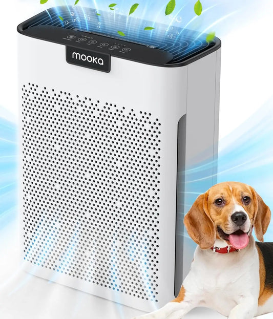 Air Purifiers Large Room 2000 Ft² HEPA Filter Washable